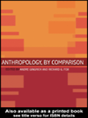 cover image of Anthropology, by Comparison